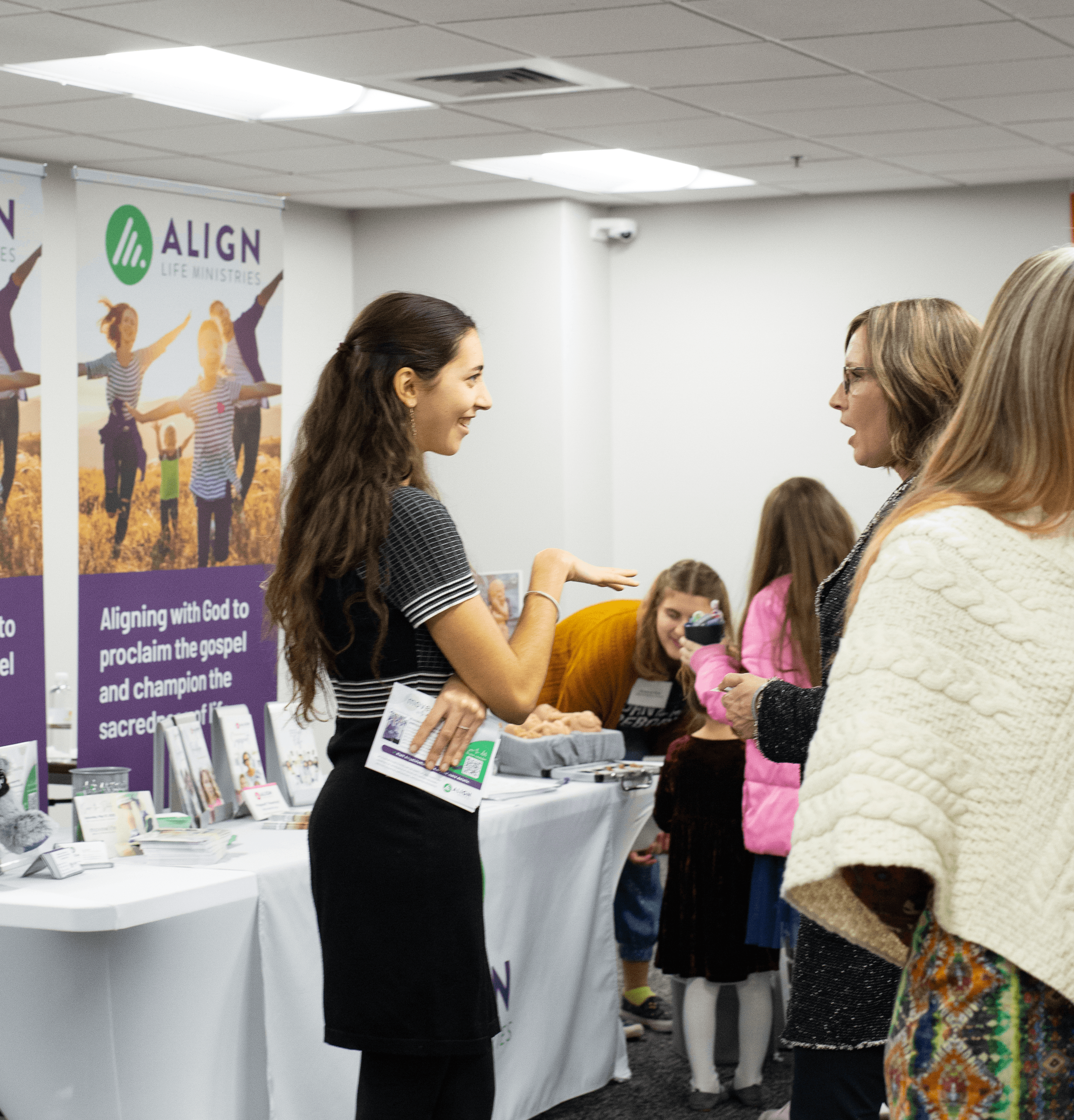 Align Life Ministries booth.