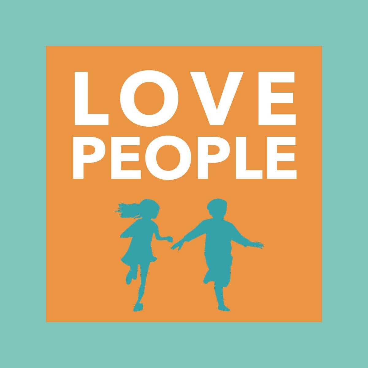 Love People graphic card.